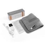 Electric Heating Pad with Hand Pockets Adjustable Warm Wrap for Waist Back at Home