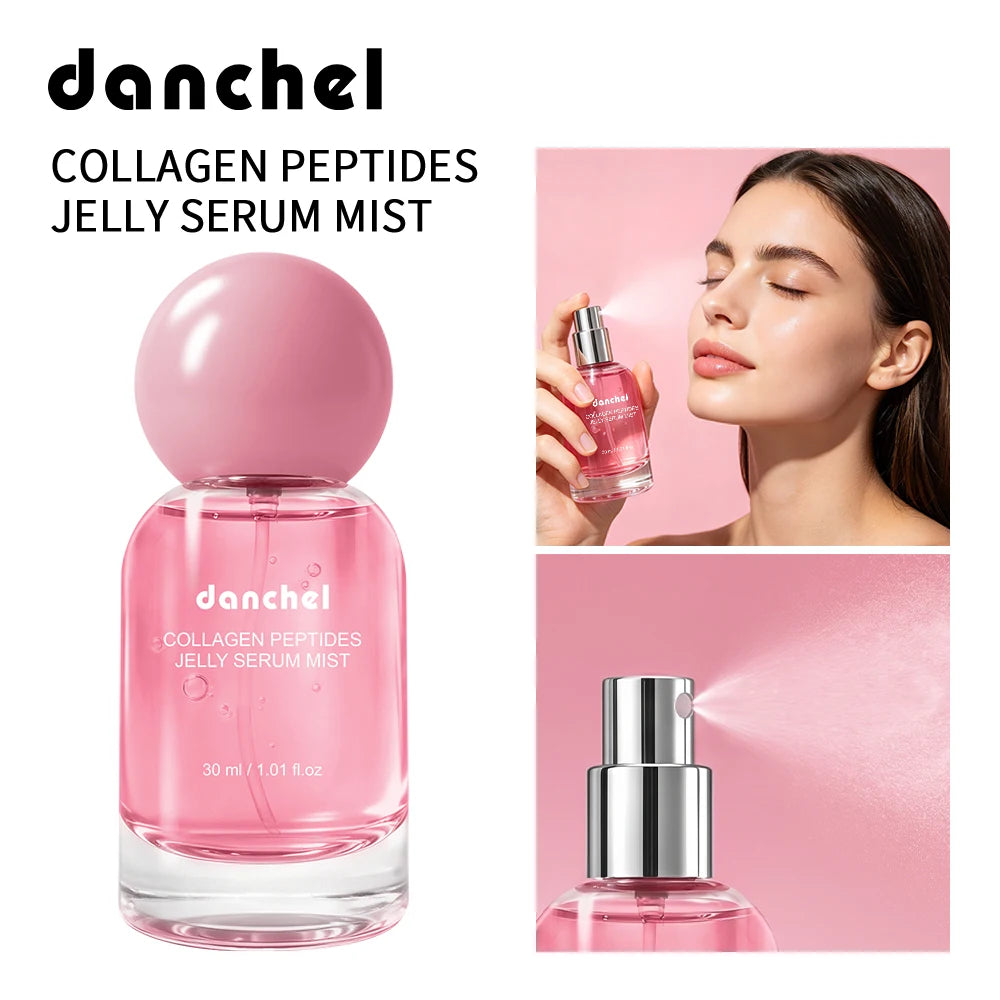 Collagen Peptides Jelly Serum Mist Deep Hydration Moisturizing Spray for Face Daily Skincare