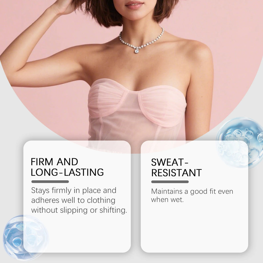 Body Adhesive for Clothing Sweatproof Invisible Hold for Daily Wear and Special Occasions