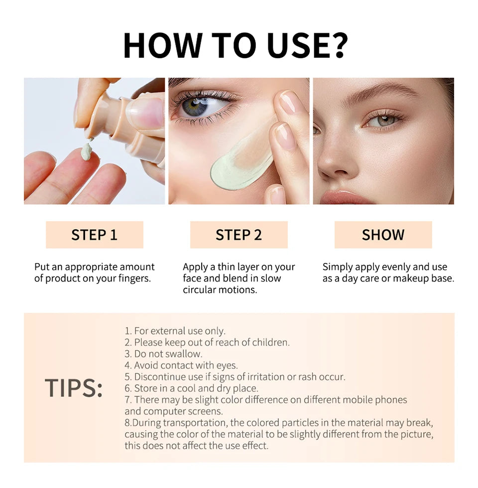 Liquid Foundation Color Changing Makeup Long Lasting Base for Daily Use and Glowing Skin - 15