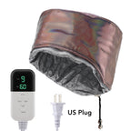 Hair Steamer Cap with Adjustable Temperature and Timer for Deep Conditioning at Home Treatment