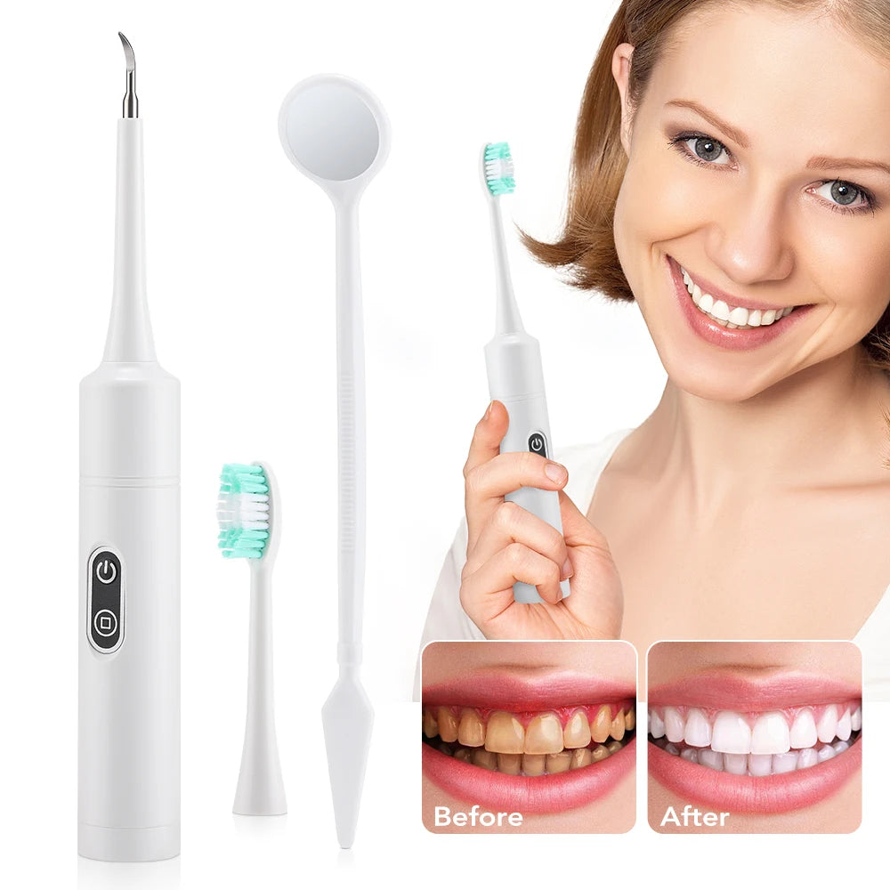 Electric Dental Scaler Tartar Remover for Teeth Whitening at Home for Adults and Personal Care