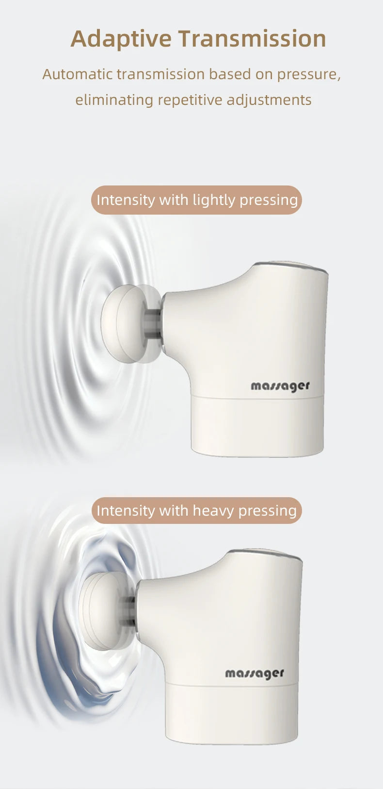 Mini Massage Gun Deep Tissue Percussion Massager for Muscle Recovery at Home and Office
