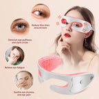 3D Eye Massager Red Light Therapy Device for Relieving Eye Fatigue and Dark Circles at Home
