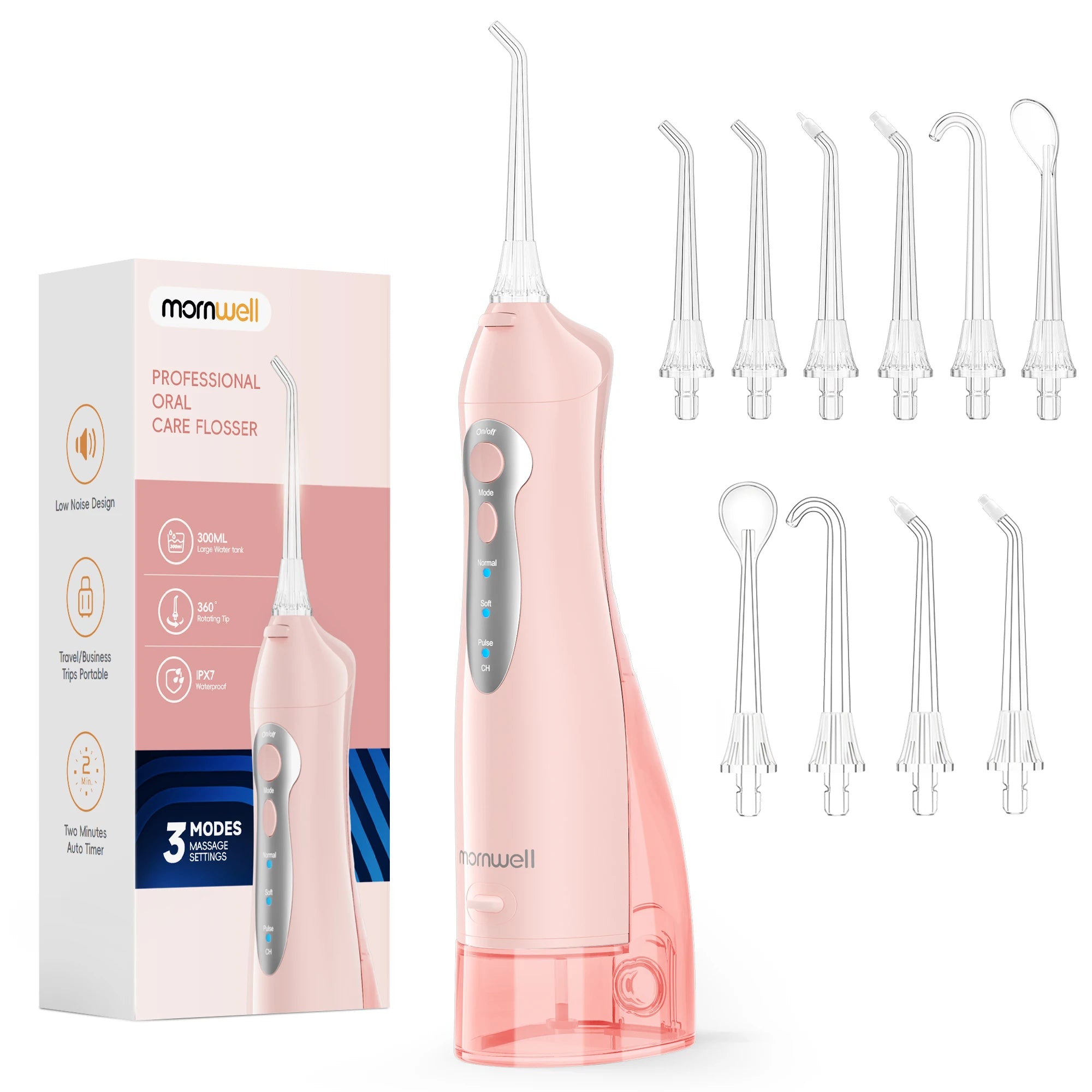 Portable Electric Water Flosser Rechargeable Oral Irrigator for Teeth Cleaning at Home - 23