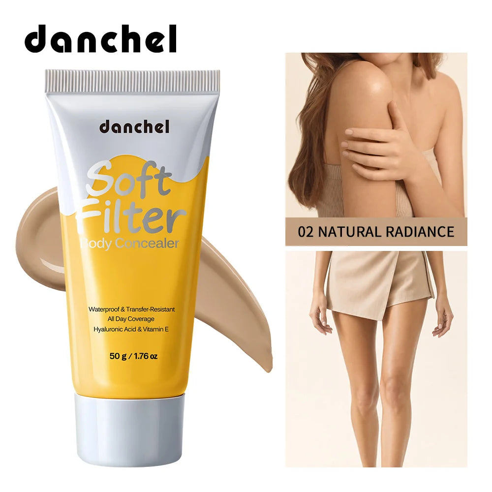 Body Concealer Waterproof Transfer Resistant Foundation for Skin Scars Tattoos