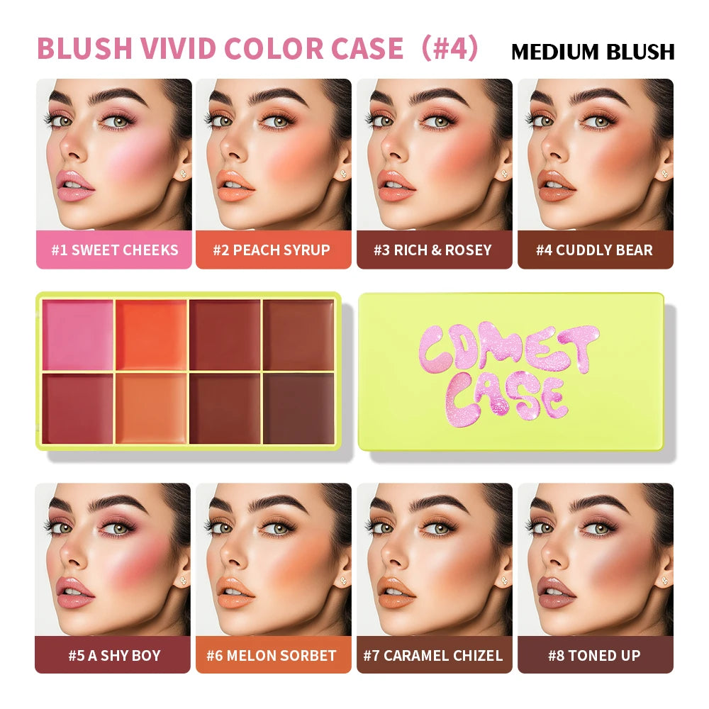 Blush Cream Palette Long Lasting Waterproof Makeup for Everyone Daily Wear