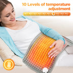 Electric Heating Pad Fast Thermal Mat for Back and Legs at Home or Office