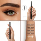 Waterproof Brow Pencil and Gel Smudge Proof Eyebrow Makeup for Women Daily Beauty Routine