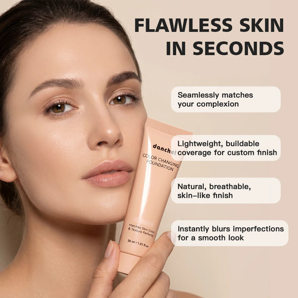 Color Changing Foundation Flawless Concealer for Women Daily Makeup Routine