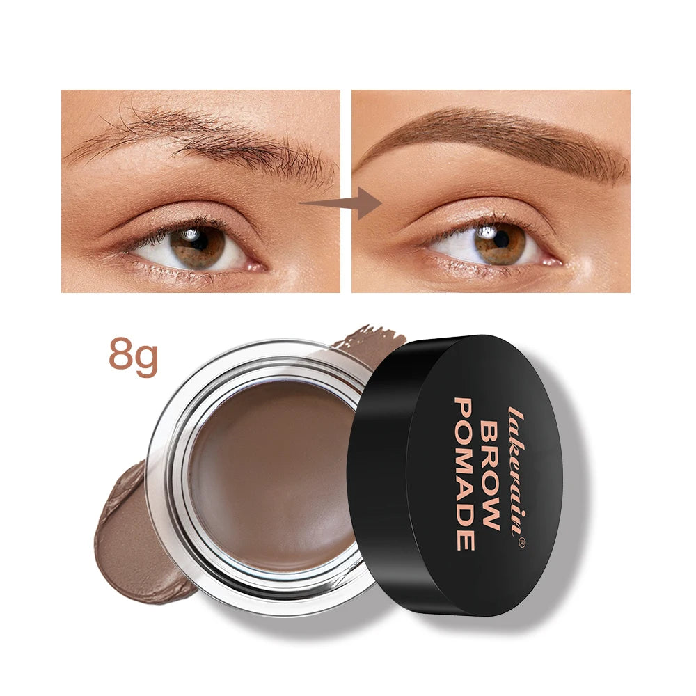 Brow Pomade Waterproof Eyebrow Gel for Natural Tinted Brows for Daily Makeup and Special Events