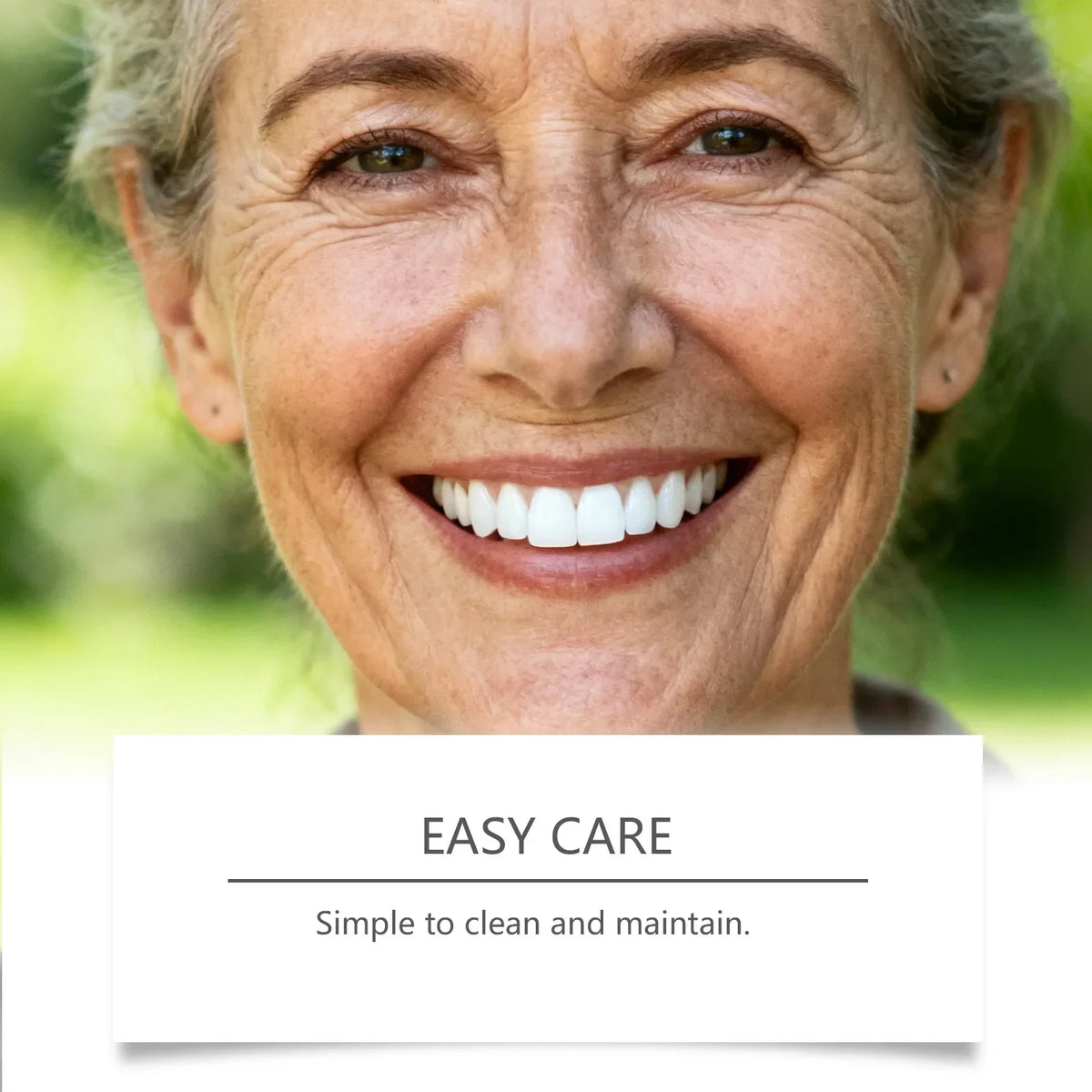 Full Denture Set Natural Smile Braces for Men and Women for Daily Oral Hygiene Comfort