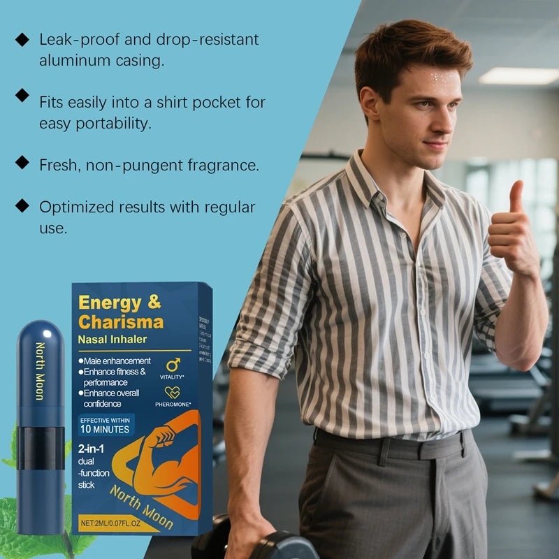 Nasal Suction Stick Mild Nourishing Cooling Body Care for Men During Daily Wellness Activities
