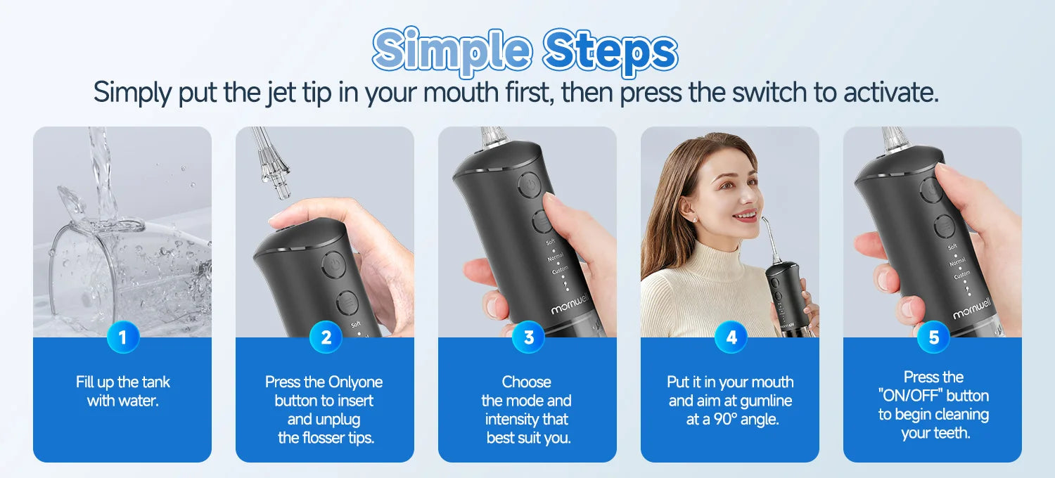 Oral Irrigator and Electric Toothbrush Combo Teeth Cleaning Kit for Adults at Home - 10