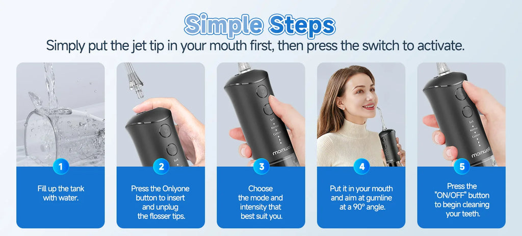 Oral Irrigator and Electric Toothbrush Combo Teeth Cleaning Kit for Adults at Home