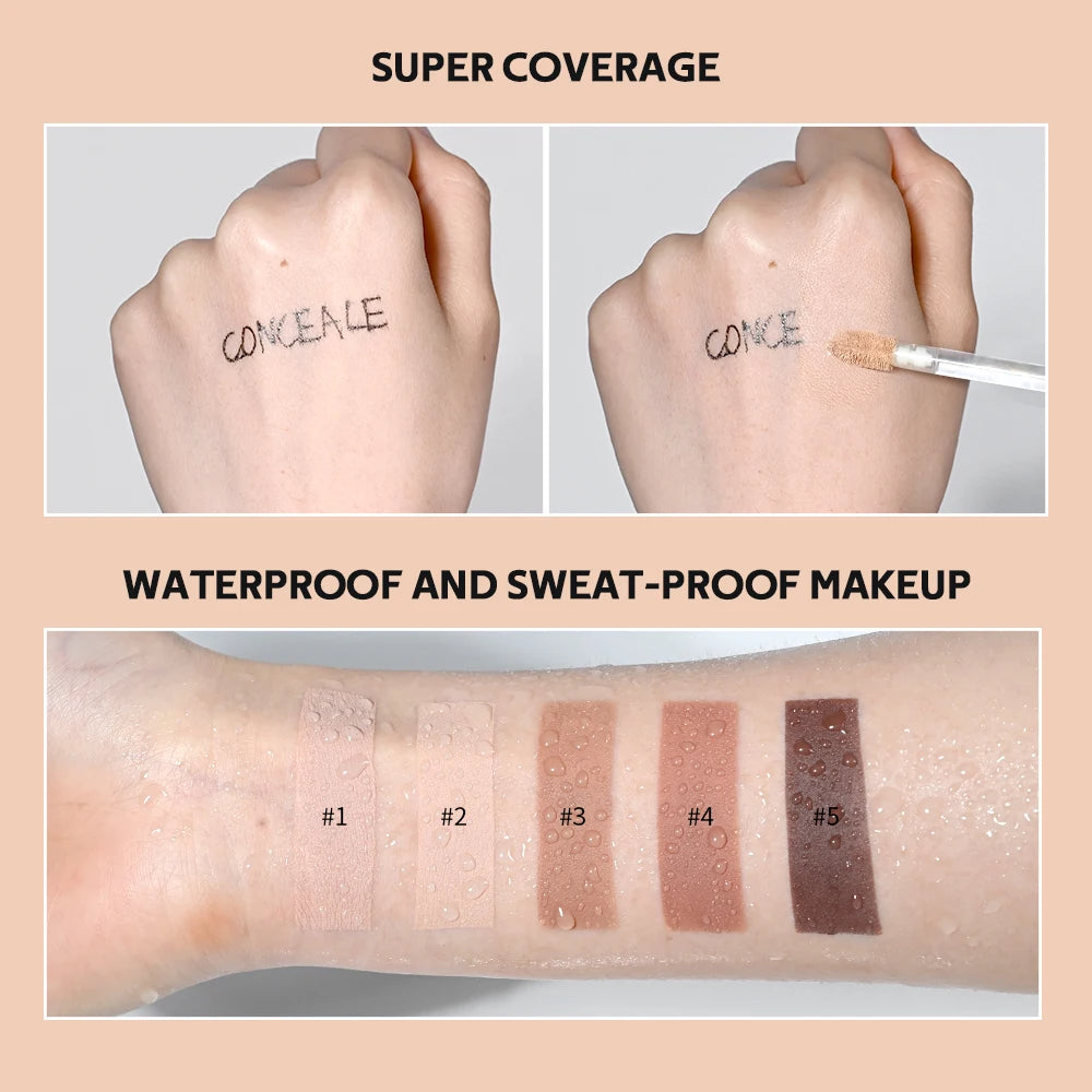 Multi Use Sculpting Concealer Waterproof Matte Coverage for Flawless Face Makeup Daily Routine - 5