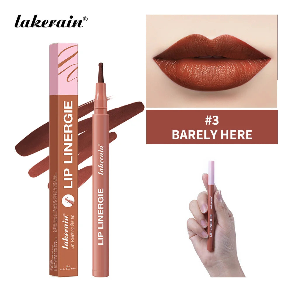 Lip Contour Stain Pen Long Lasting Waterproof Makeup for Daily Beauty and Travel - 36