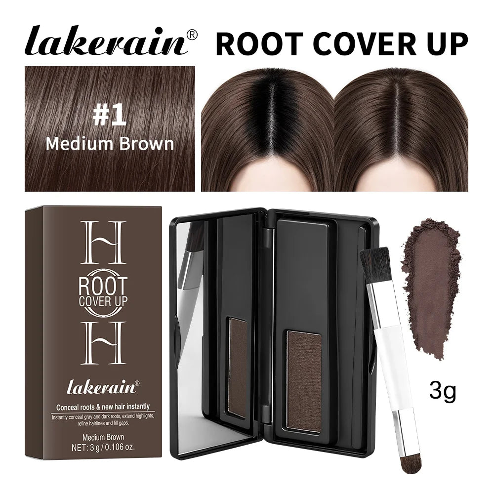 Hair Root Cover Up Powder Concealer for Instant Gray Coverage and Thinning Hair at Home - 27
