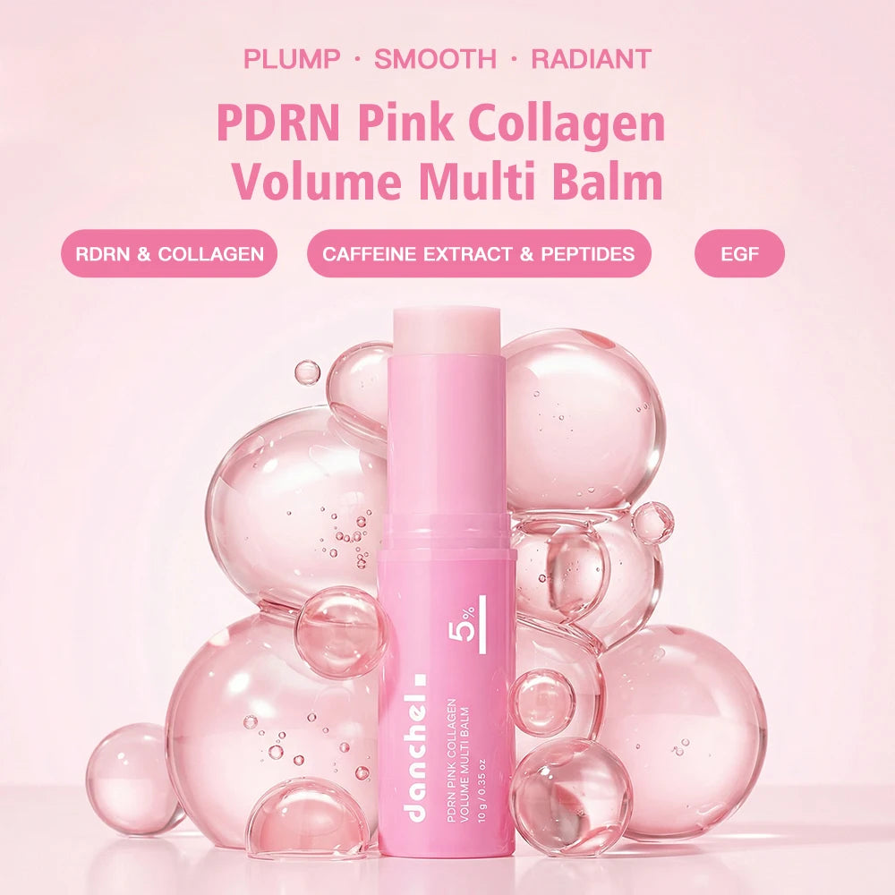 Salmon PDRN Pink Peptide Serum and Collagen Multi Balm for Radiant Skin and Face Hydration - 6