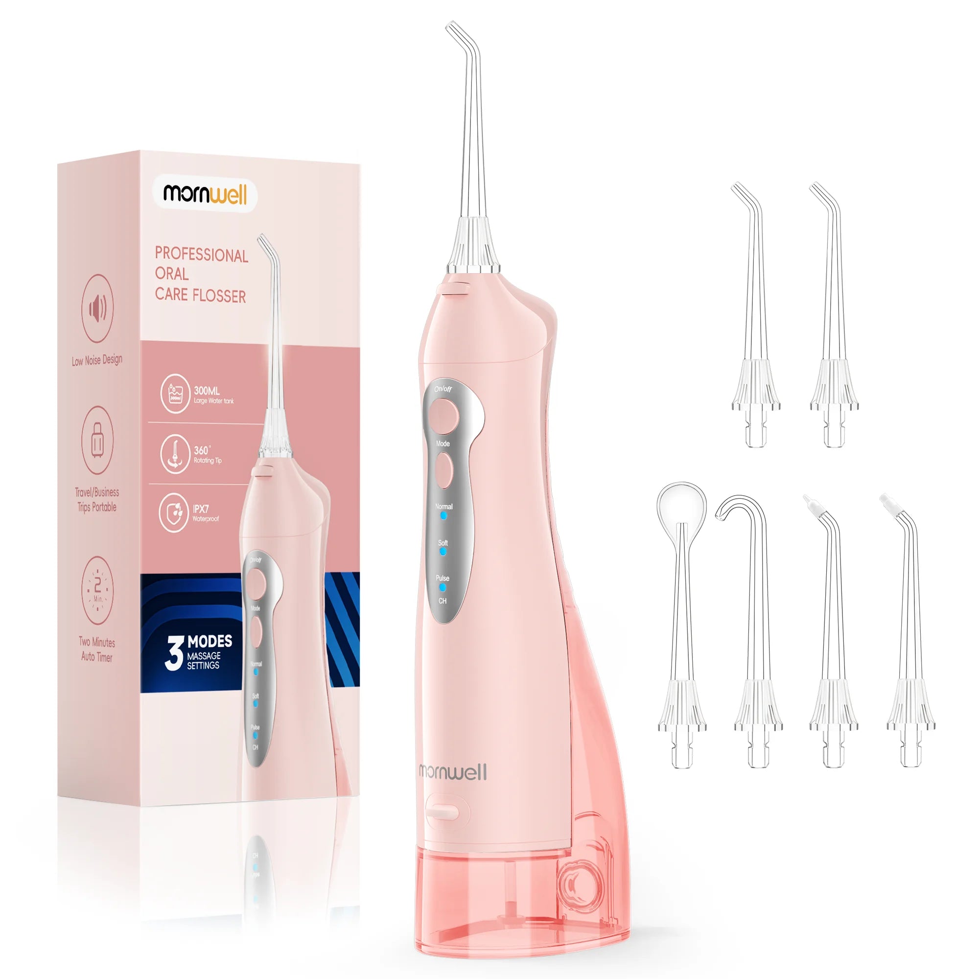 Portable Electric Water Flosser Rechargeable Oral Irrigator for Teeth Cleaning at Home - 1