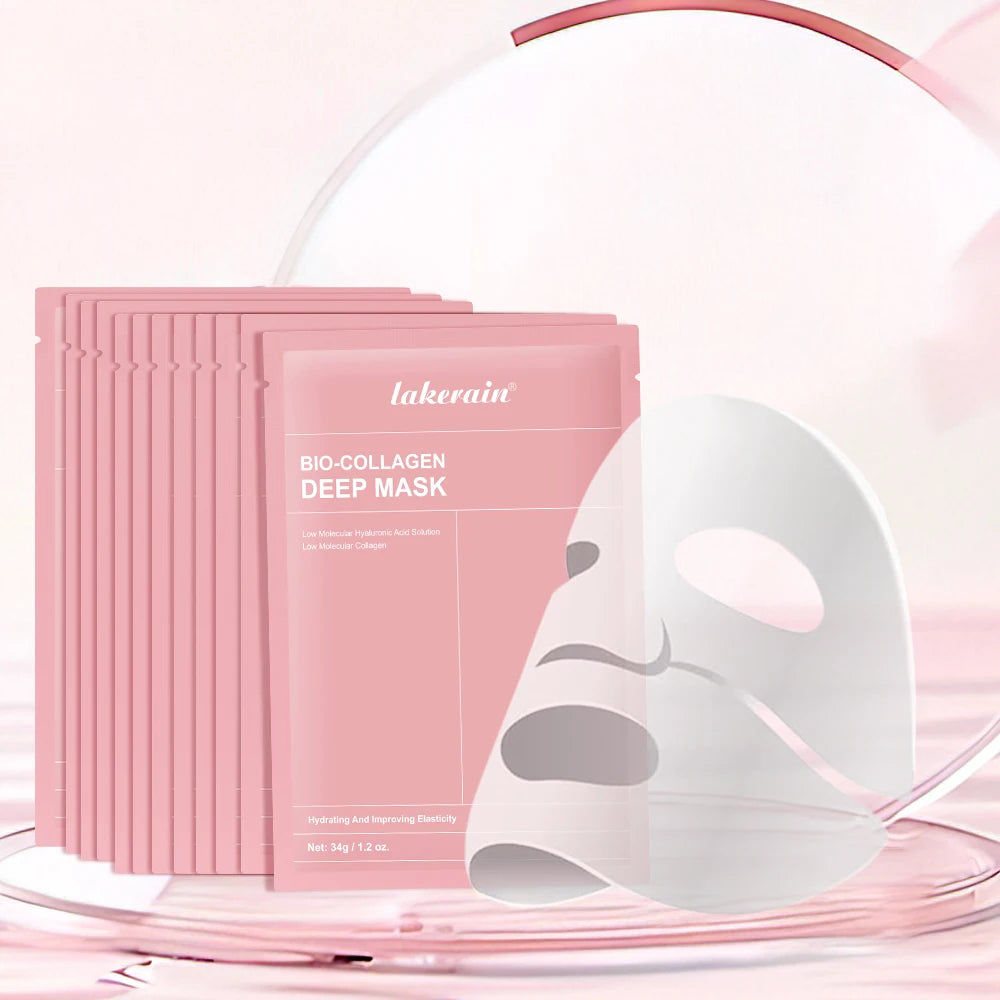 Bio Collagen Deep Mask Pore Minimizing Hydrating Skincare for Women Day and Night Use