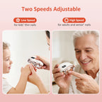 Electric Nail Clipper with LED Light Automatic Trimmer for Baby and Adult at Home Travel