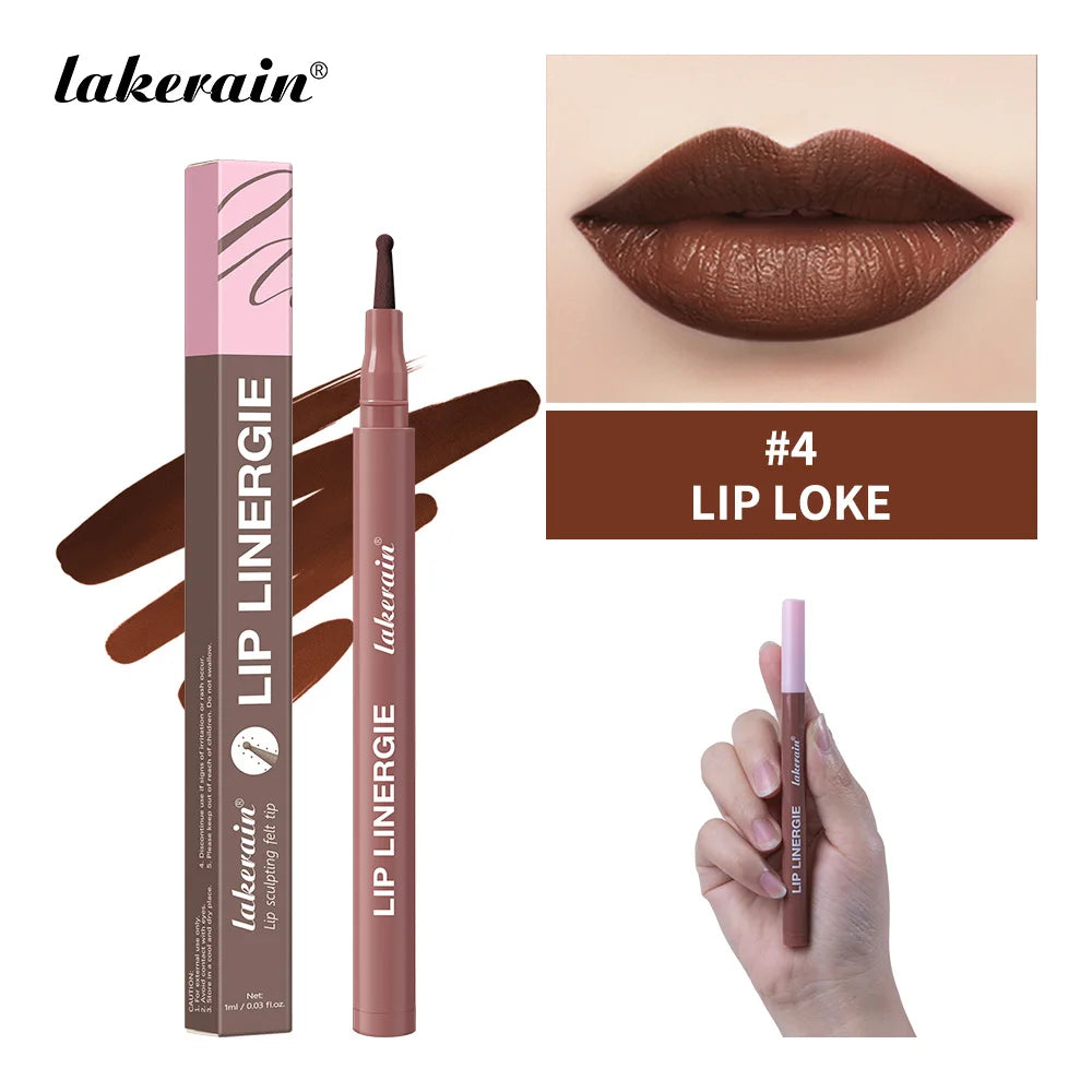 Lip Contour Stain Pen Long Lasting Waterproof Makeup for Daily Beauty and Travel - 26