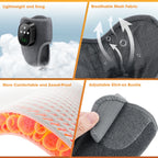Electric Ankle Massager Heated Vibration Brace for Joint Relief at Home or After Sports