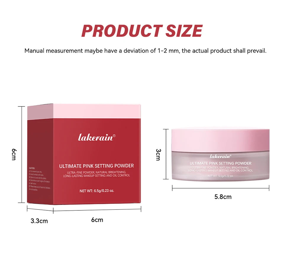 Ultimate Setting Powder Long Lasting Oil Control for All Skin Types Daily Makeup Routine - 15