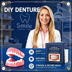 Full Mouth Denture Set Soft Silicone Reline False Teeth for Adults at Home Daily Comfort Use