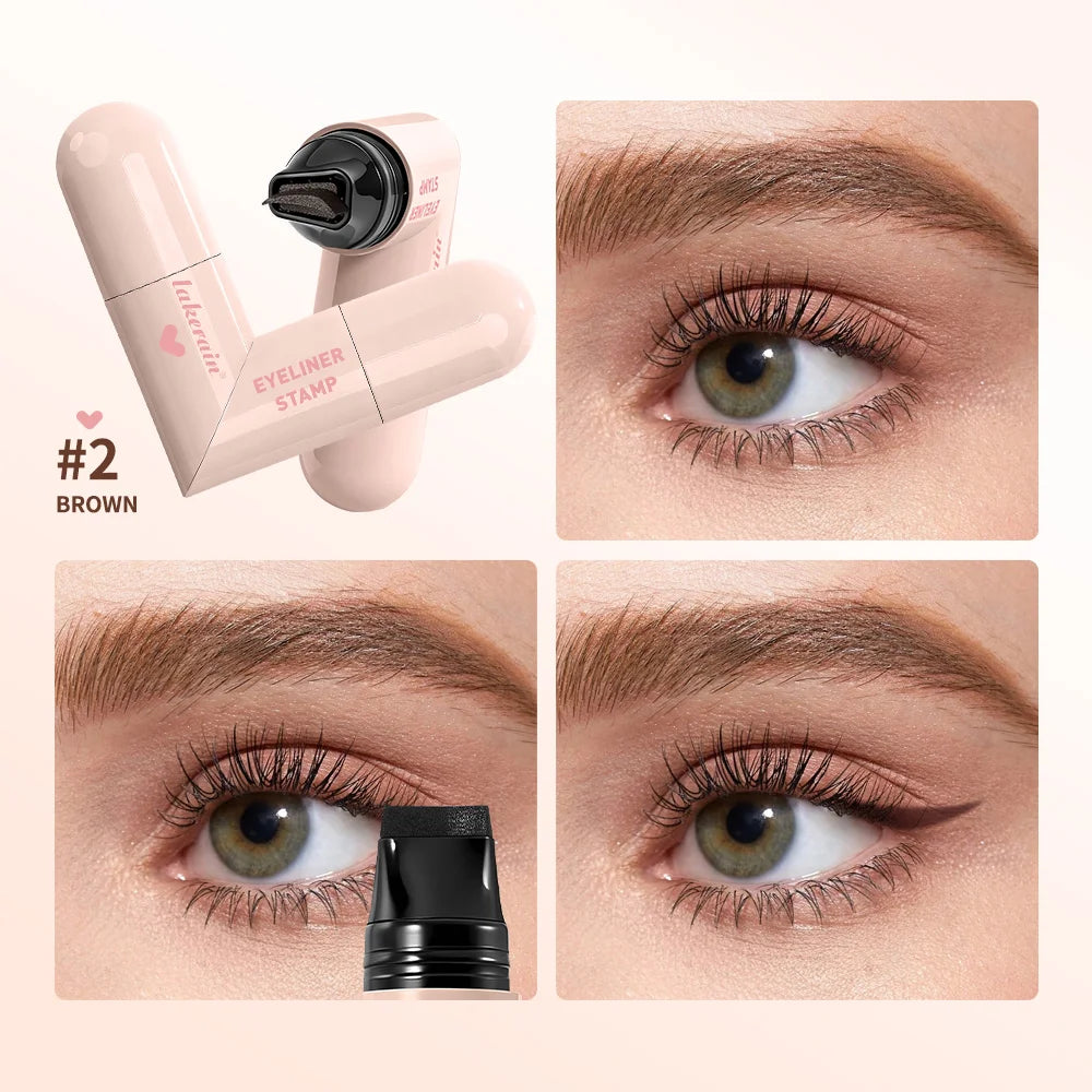 Eyeliner Stamp Waterproof Winged Tool for Beginners and Quick Makeup Routine Professionals