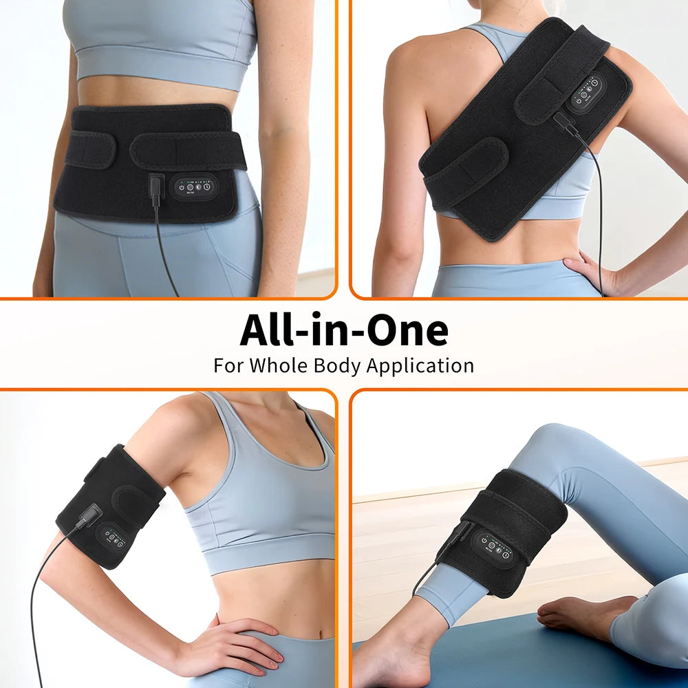 Red Light Therapy Device Infrared Heat Belt for Home Use on Body Joints and Waist Pain Relief