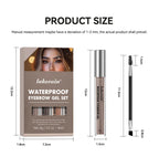 Waterproof Eyebrow Gel Set Long Lasting Tinted Makeup for Women Daily Beauty