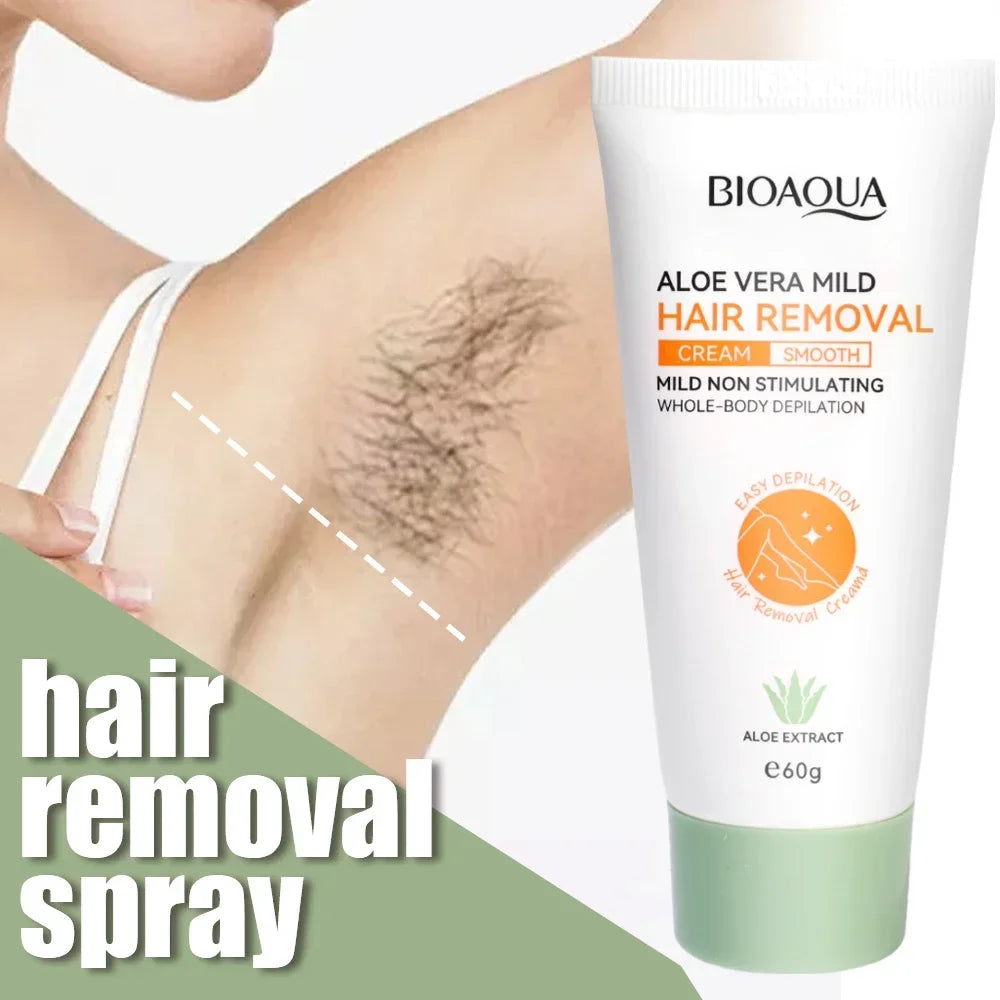 Hair Removal Cream Painless Aloe Vera Inhibitor for Women and Men Body Care