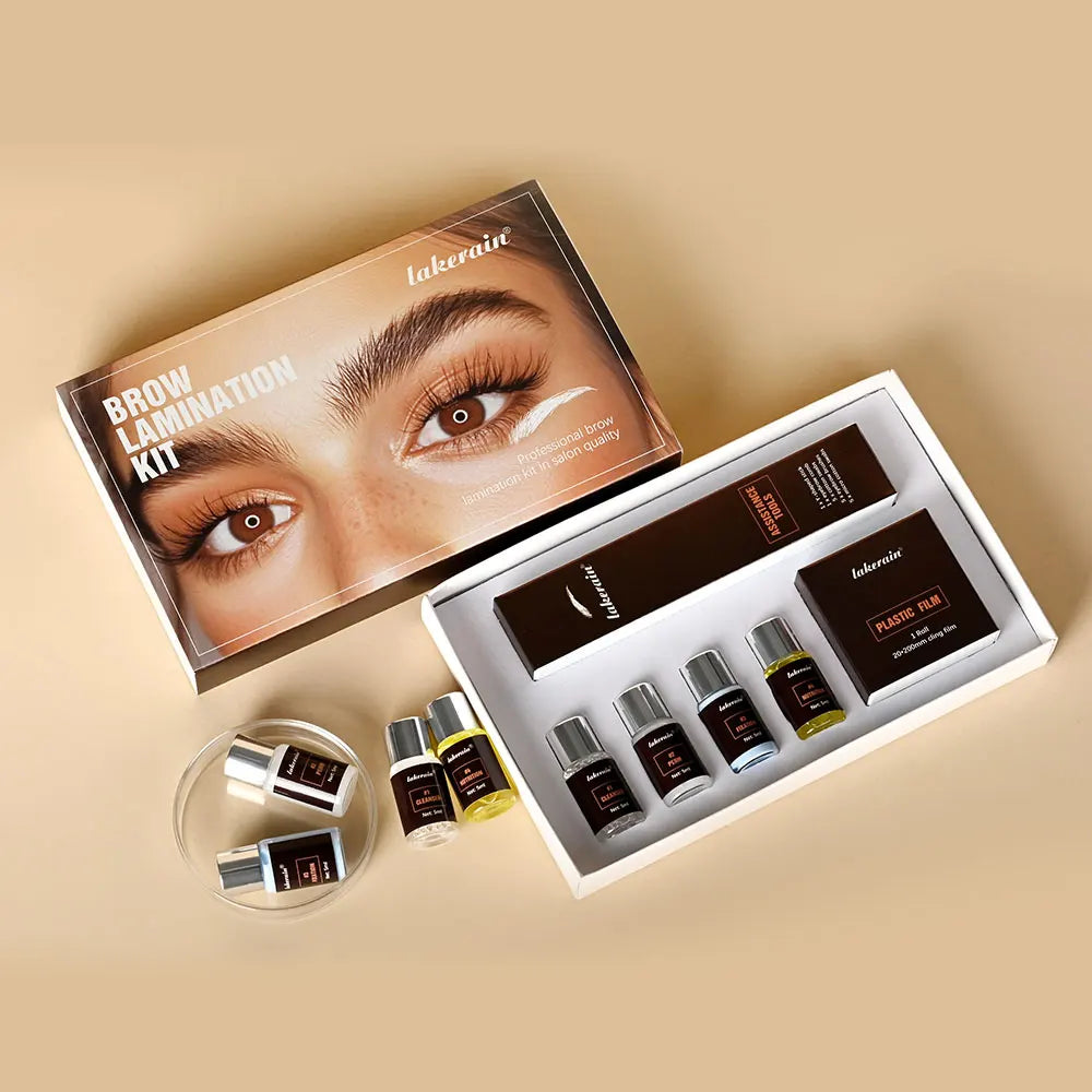 Brow Lamination Kit for Fluffy Eyebrow Shaping and Lifting at Home Salon Beauty