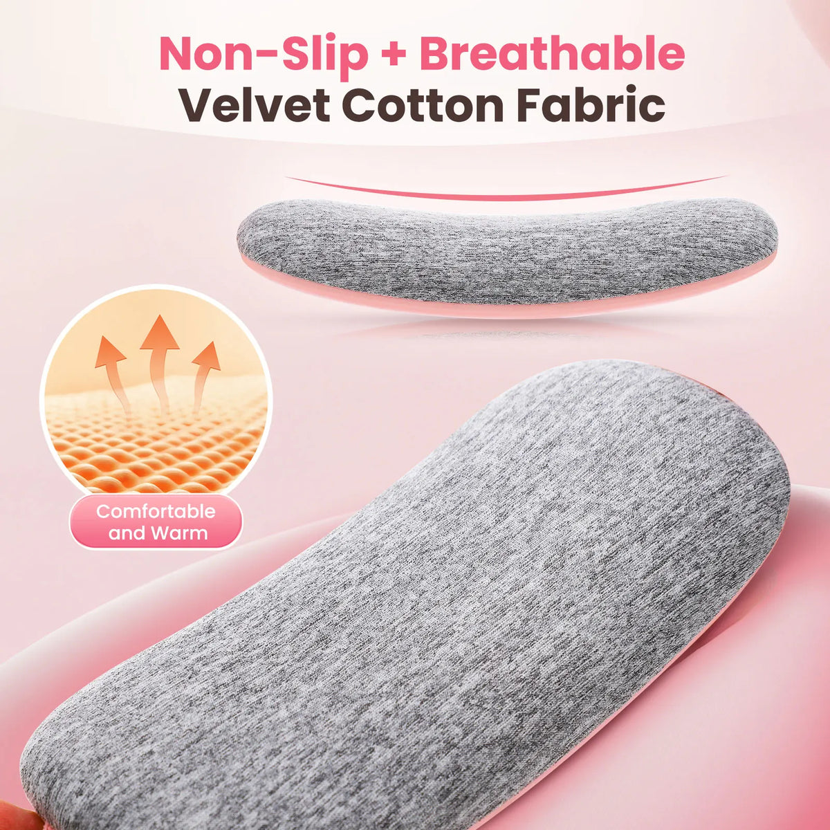 Menstrual Heating Pad Portable Vibration Massage Belt for Women at Home or Office