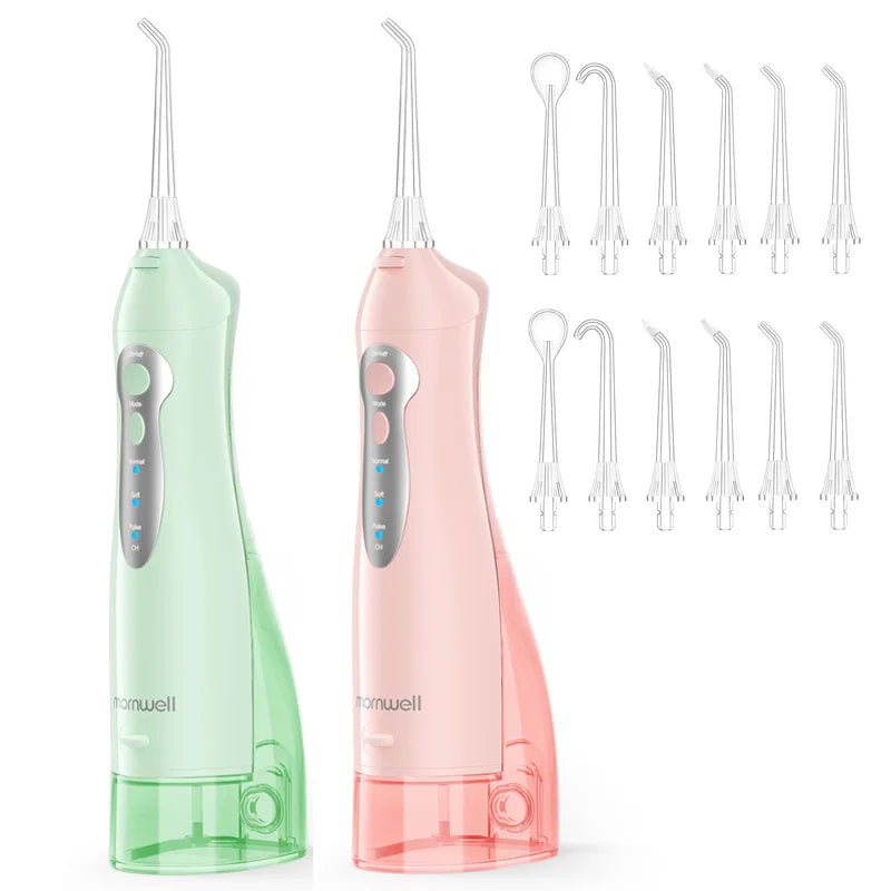 Water Flosser Rechargeable Oral Irrigator Portable Teeth Cleaner for Adults at Home - 26