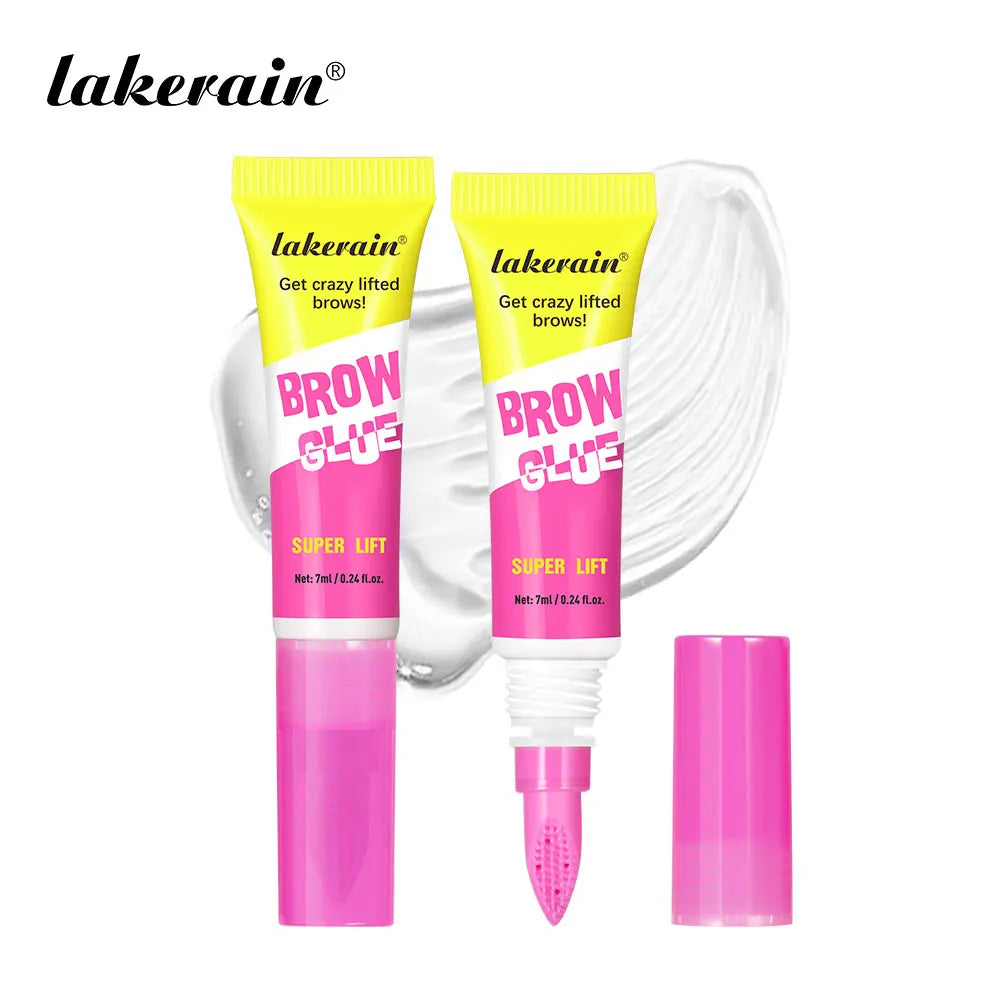 Brow Glue Lamination Gel Waterproof Strong Hold for Natural Lifted Brows Daily Makeup Look