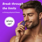 Double Hole Vitality Energy Stick Natural Aromatherapy Inhaler for Men on the Go Daily Relief