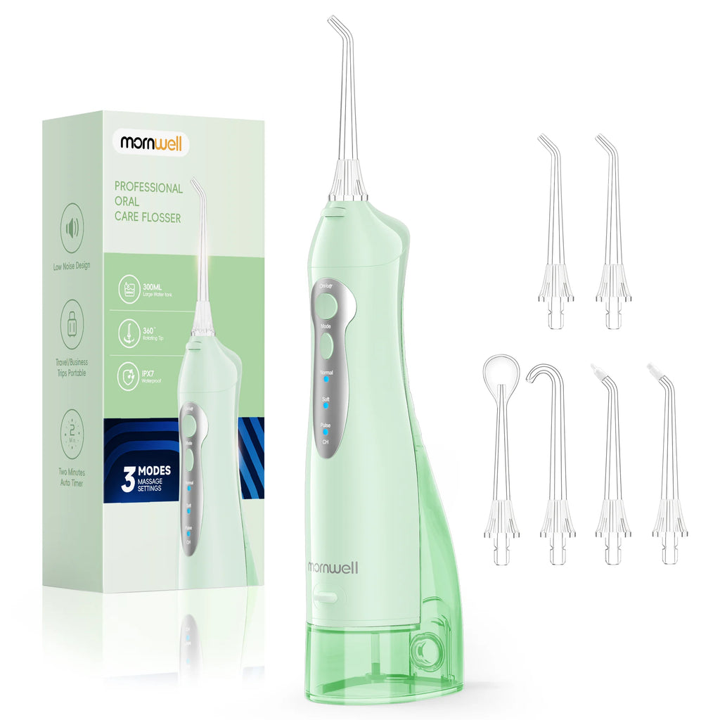 Water Flosser Rechargeable Oral Irrigator Portable Teeth Cleaner for Adults at Home