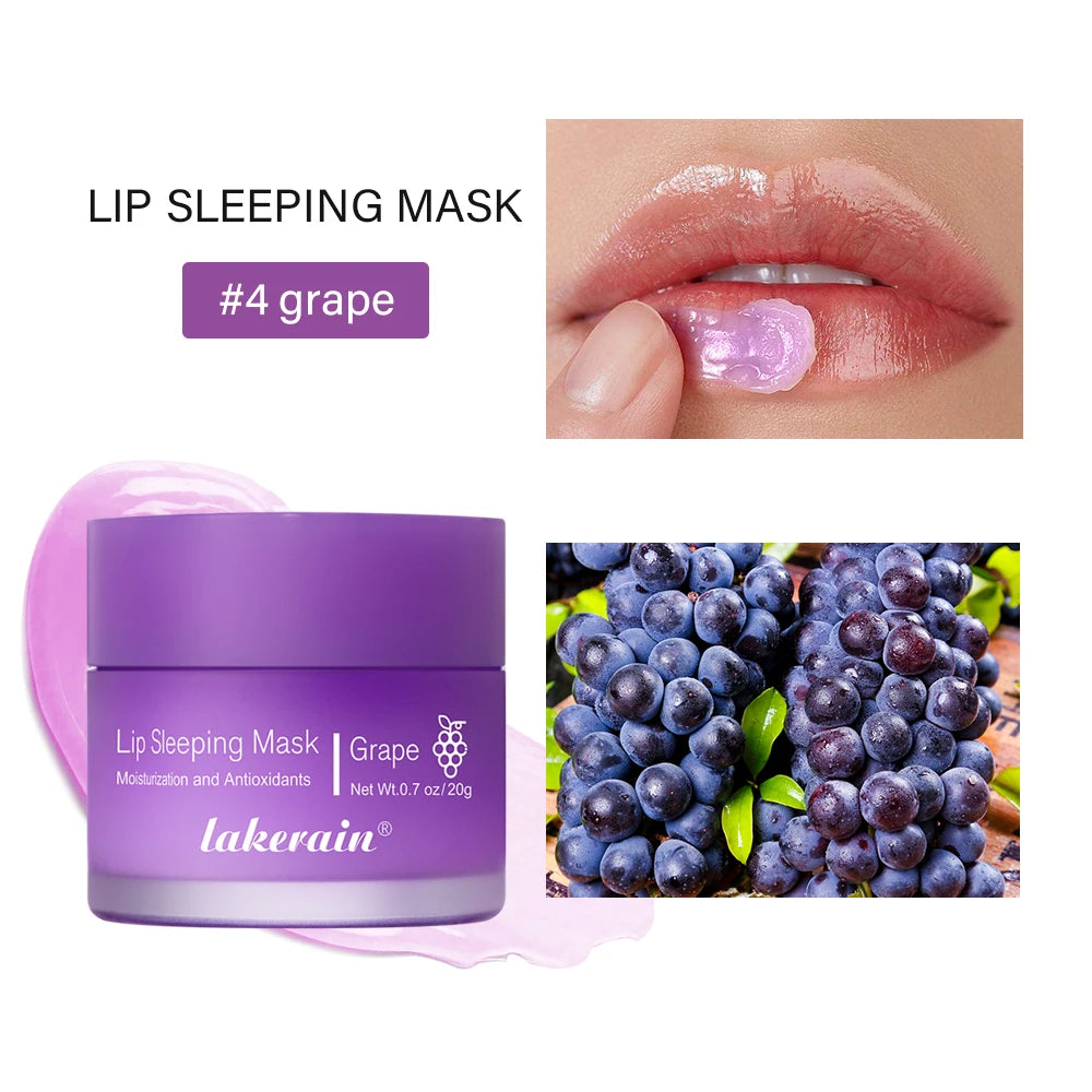 Lip Sleeping Mask Hydrating Dry Cracked Lips Treatment for Women and Men at Night - 25