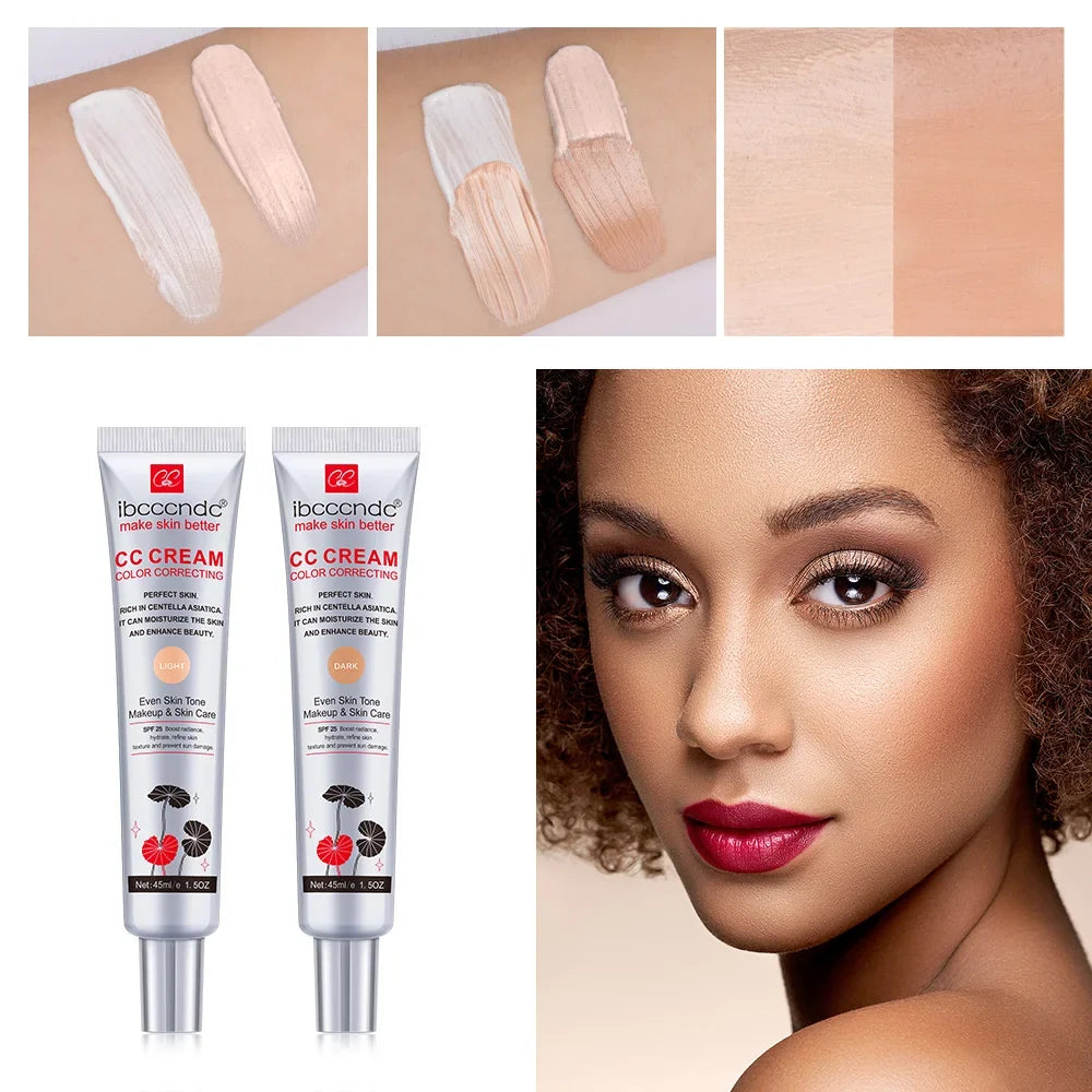 Color Correcting CC Cream Natural Concealer Foundation for Radiant Skin and Even Complexion Daily