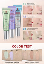 CC Water Gel Correction Cream Hydrating Foundation for Natural Glow and Daily Face Makeup