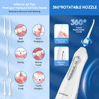 Water Flosser and Sonic Toothbrush Set Portable Oral Hygiene for Adults Daily