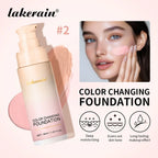 Liquid Foundation Color Changing Makeup Long Lasting Base for Daily Use and Glowing Skin