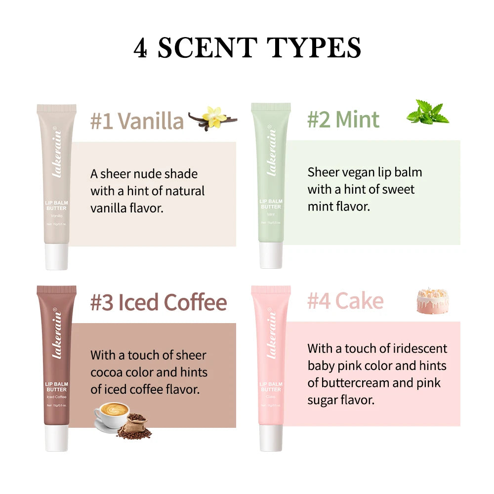 Lip Balm Butter Moisturizing Lip Gloss for Daily Hydration and Shiny Smooth Lips - 2