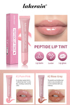 Peptide Lip Tint Moisturizing Gloss with Silky Smooth Texture for Daily Use and Care