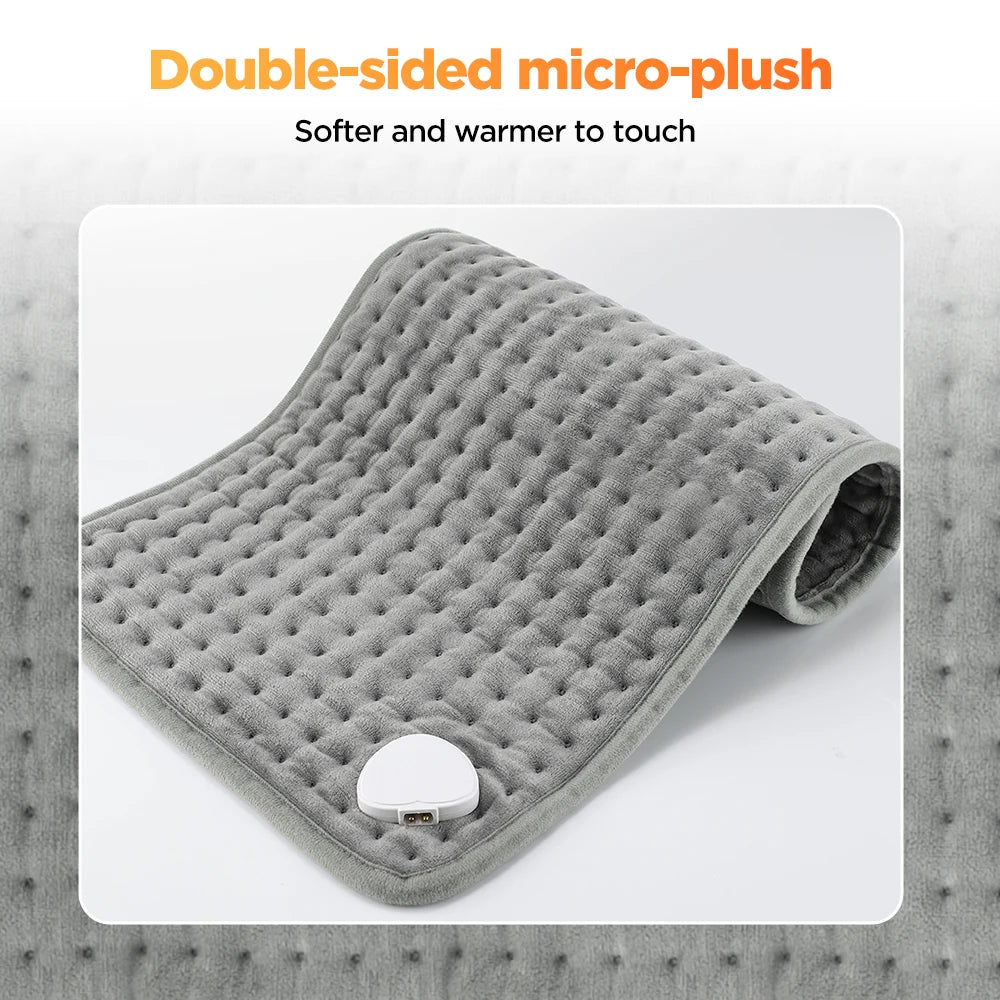 Electric Heating Pad Fast Thermal Mat for Back and Legs at Home or Office