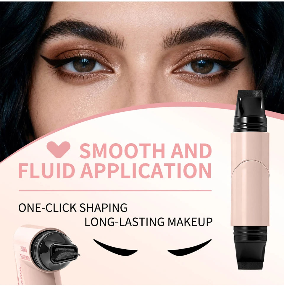 Eyeliner Stamp Waterproof Winged Tool for Beginners and Quick Makeup Routine Professionals - 10