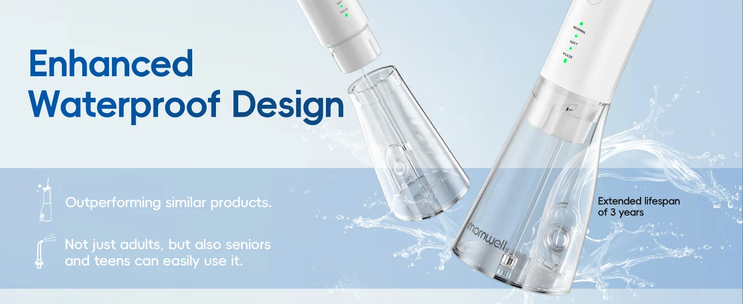 Portable Water Flosser Rechargeable Oral Irrigator for Adults at Home or Travel - 10